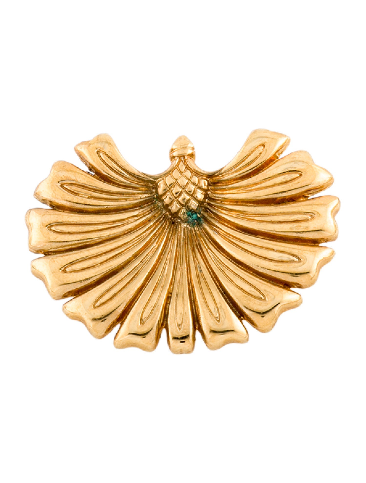 Ferragamo Shell Pin Brooch