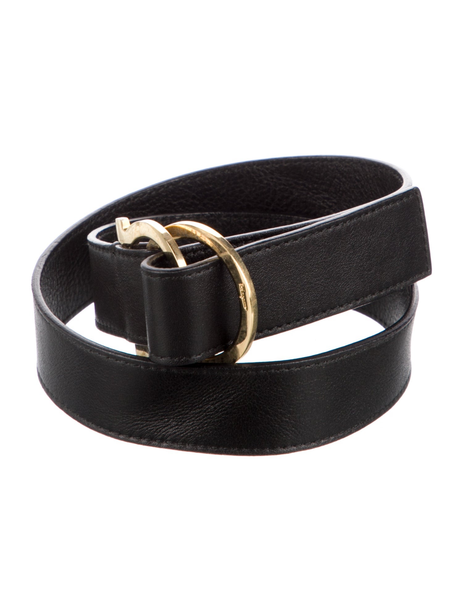Ferragamo Skinny Leather Belt Kit