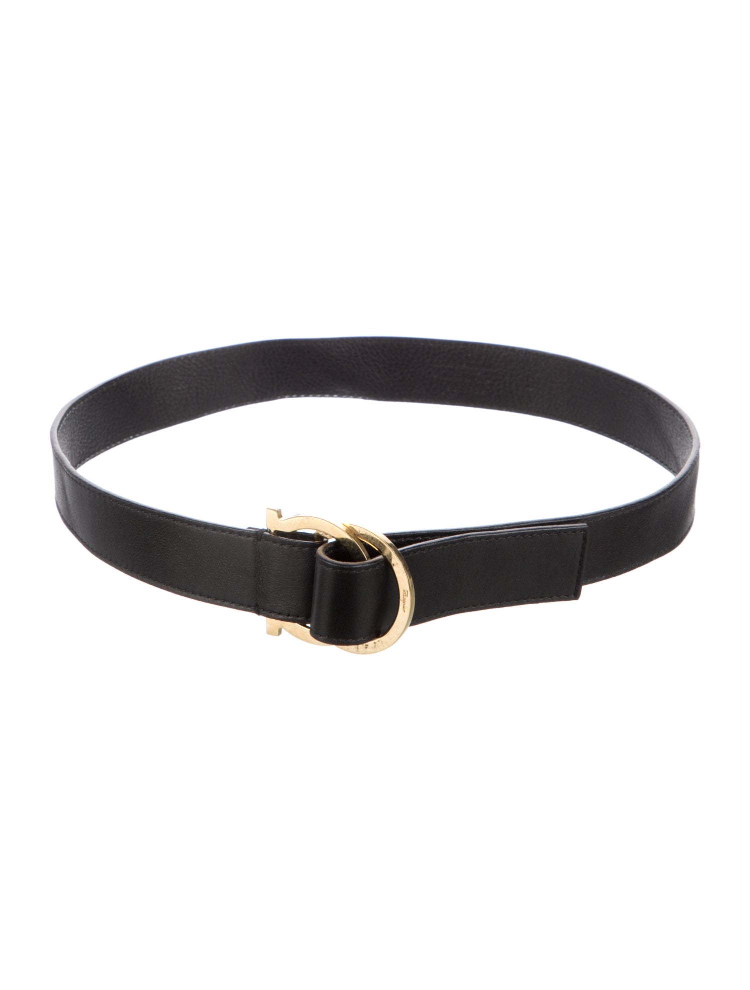 Ferragamo Skinny Leather Belt Kit