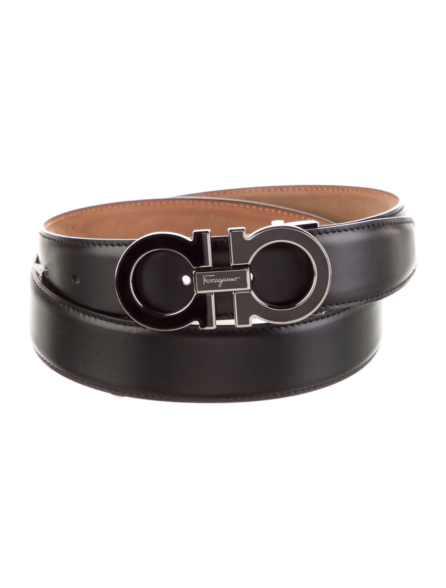 Ferragamo Leather Belt Kit