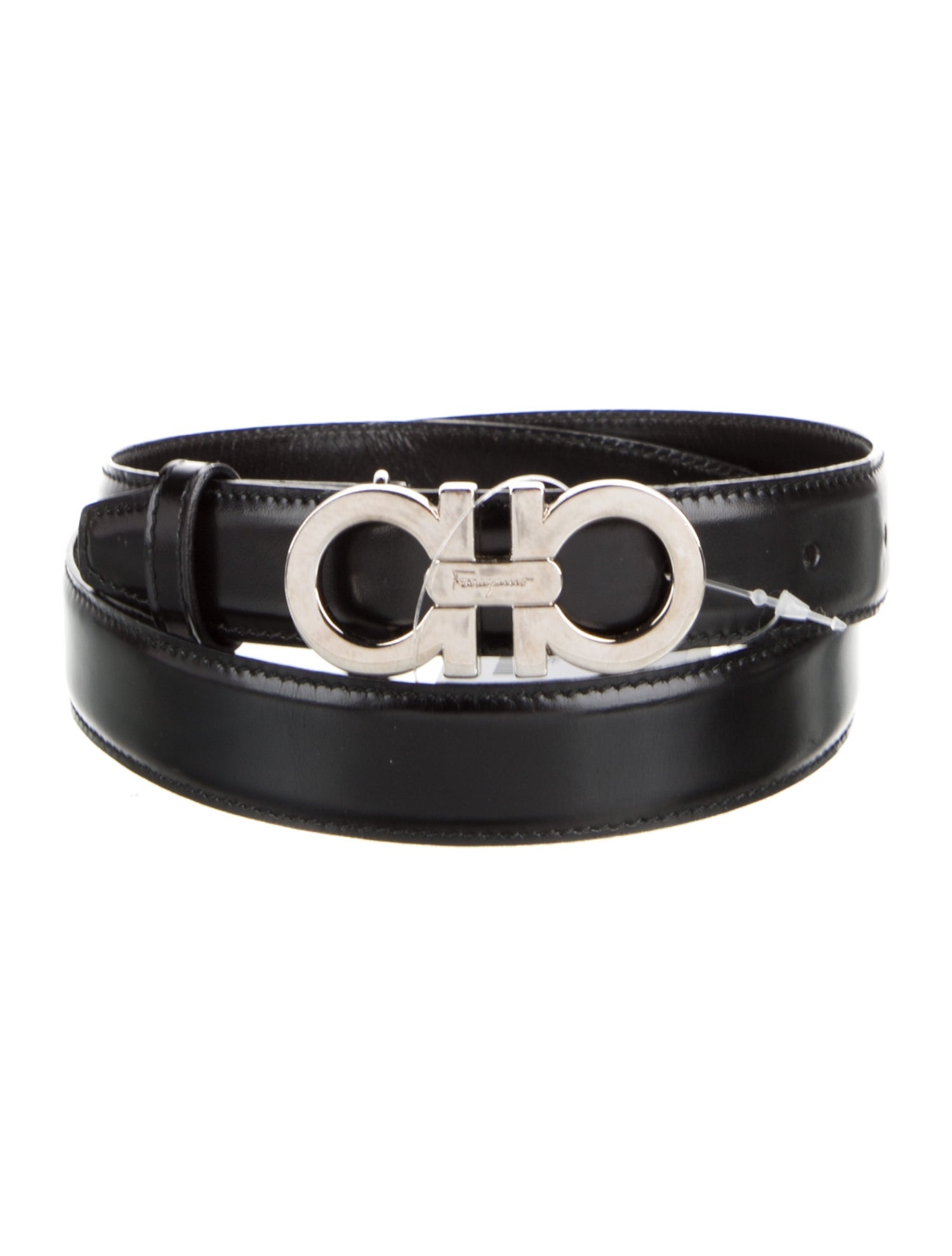Ferragamo Gancini Logo Skinny Belt Kit
