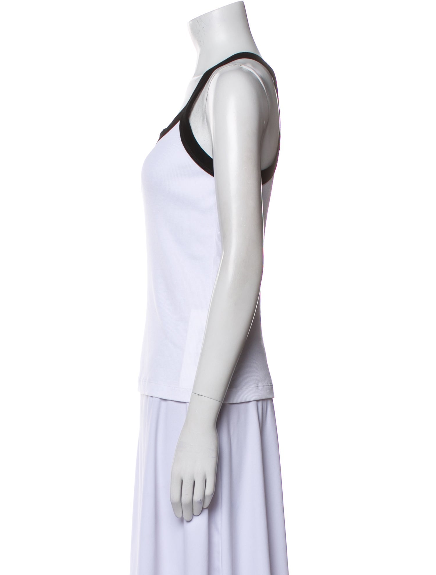 Ferragamo Scoop Neck Sleeveless Top
