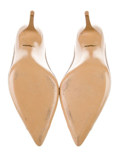 Ferragamo Leather Animal Print Pumps