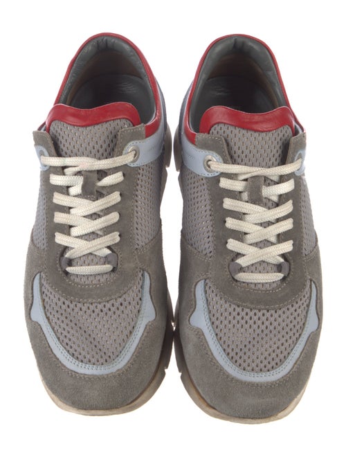 Ferragamo Colorblock Pattern Athletic Sneakers
