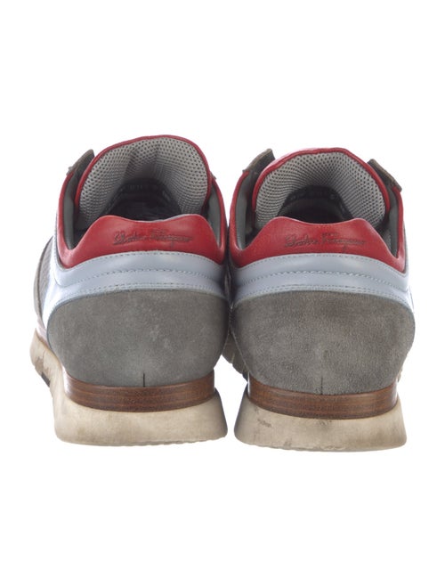 Ferragamo Colorblock Pattern Athletic Sneakers