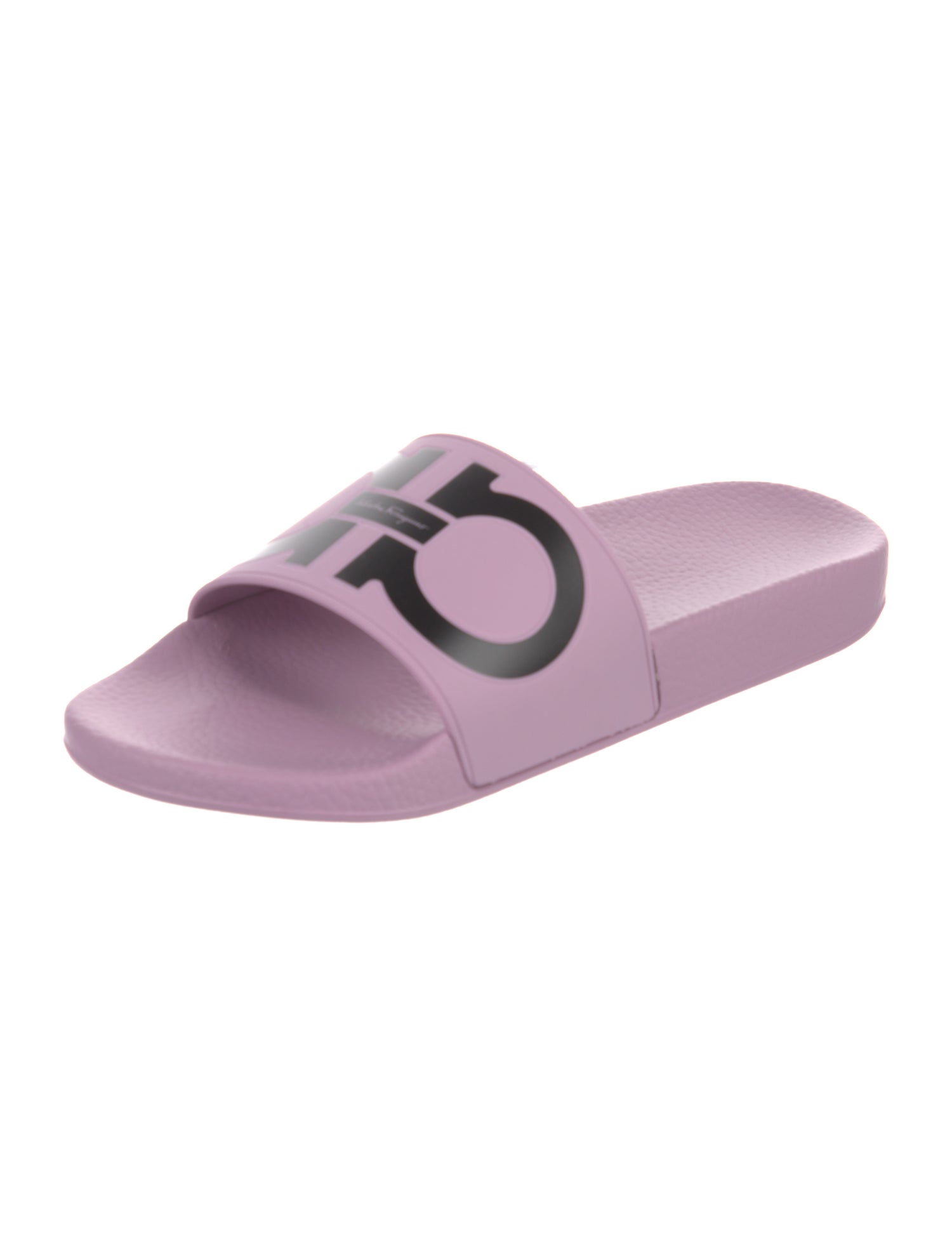 Ferragamo Gancini Logo Rubber Slides