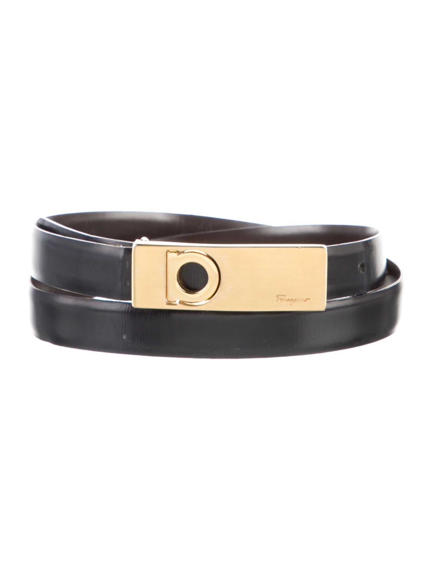 Ferragamo Reversible Gancini Logo Belt