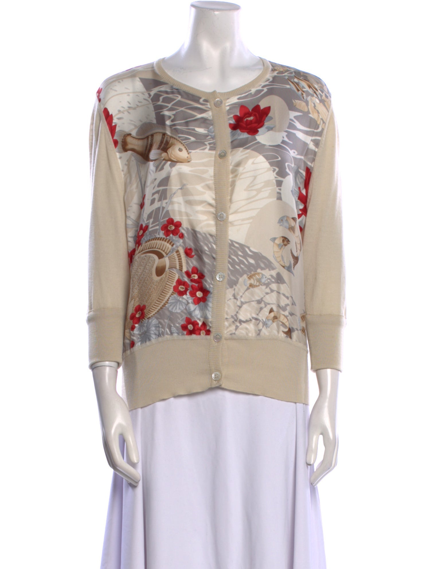 Ferragamo Wool Printed Sweater