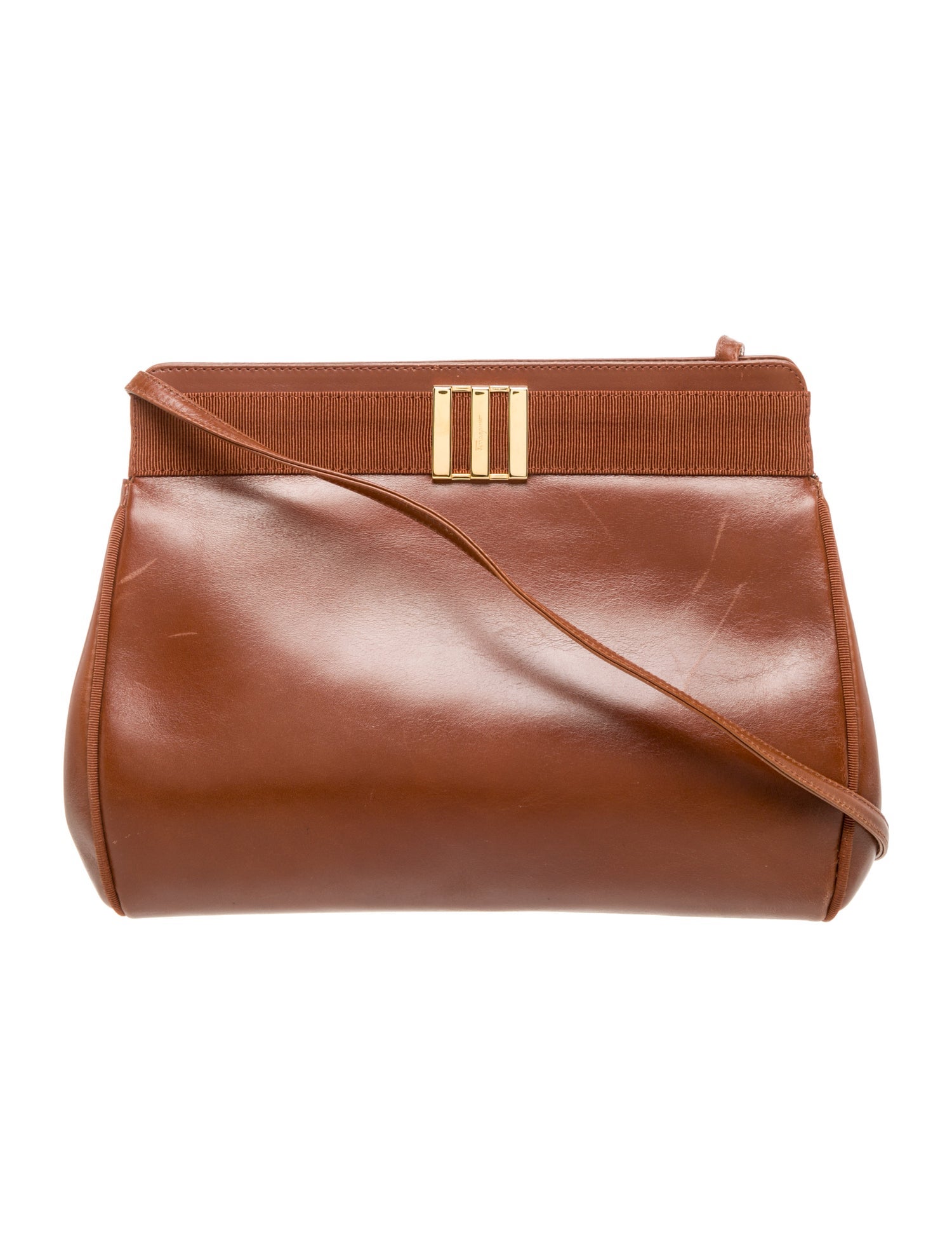 Ferragamo Leather Shoulder Bag
