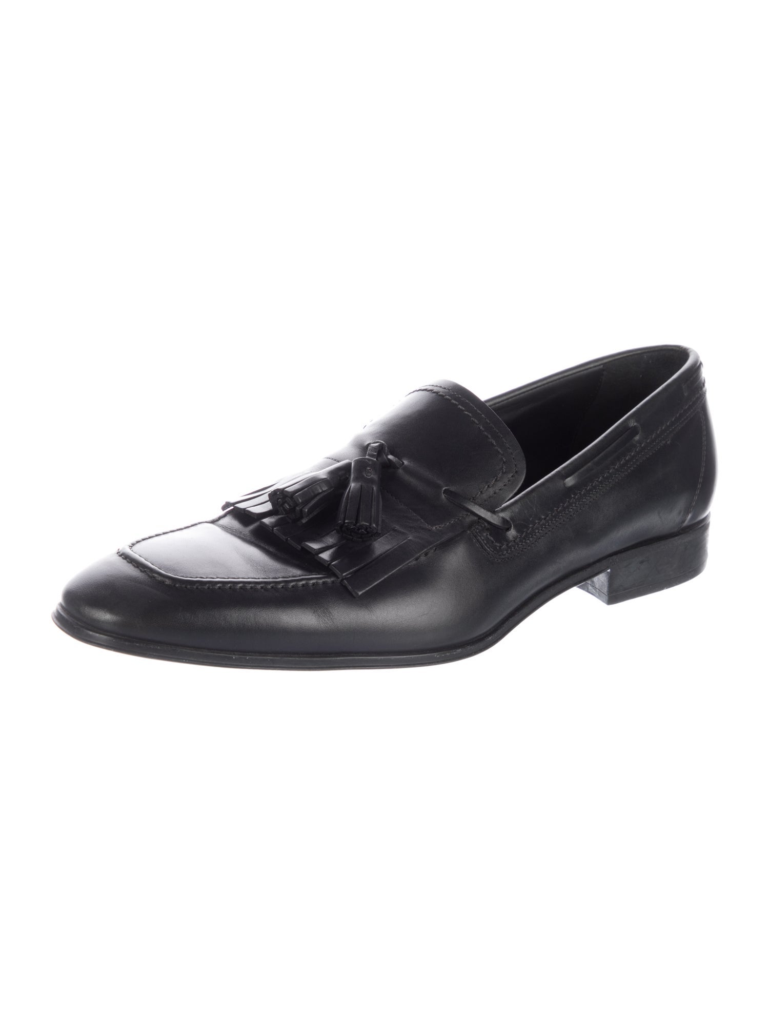 Ferragamo Leather Dress Loafers