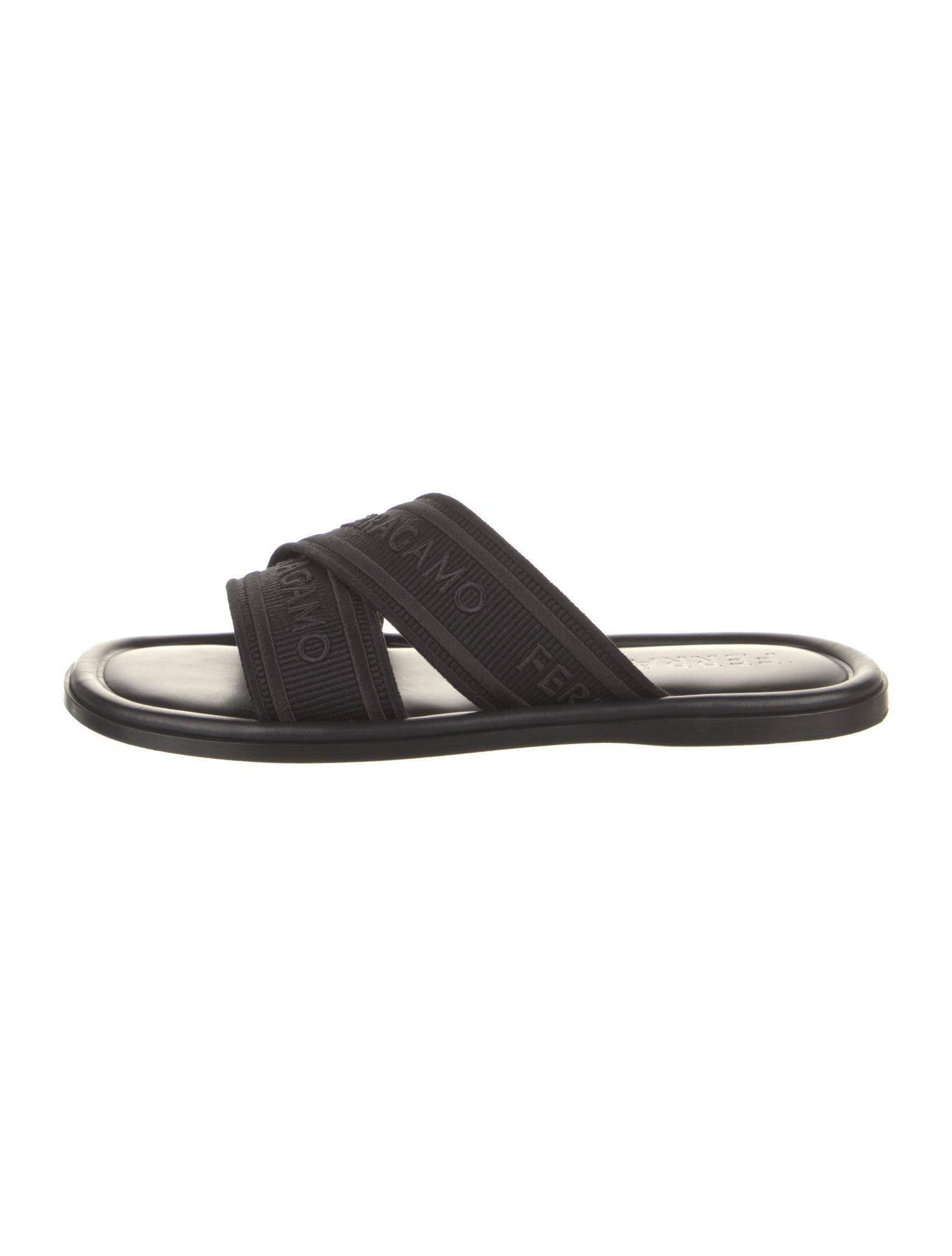 Ferragamo Leather Slides
