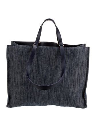 Ferragamo Denim Weekender Bag