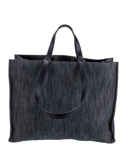 Ferragamo Denim Weekender Bag