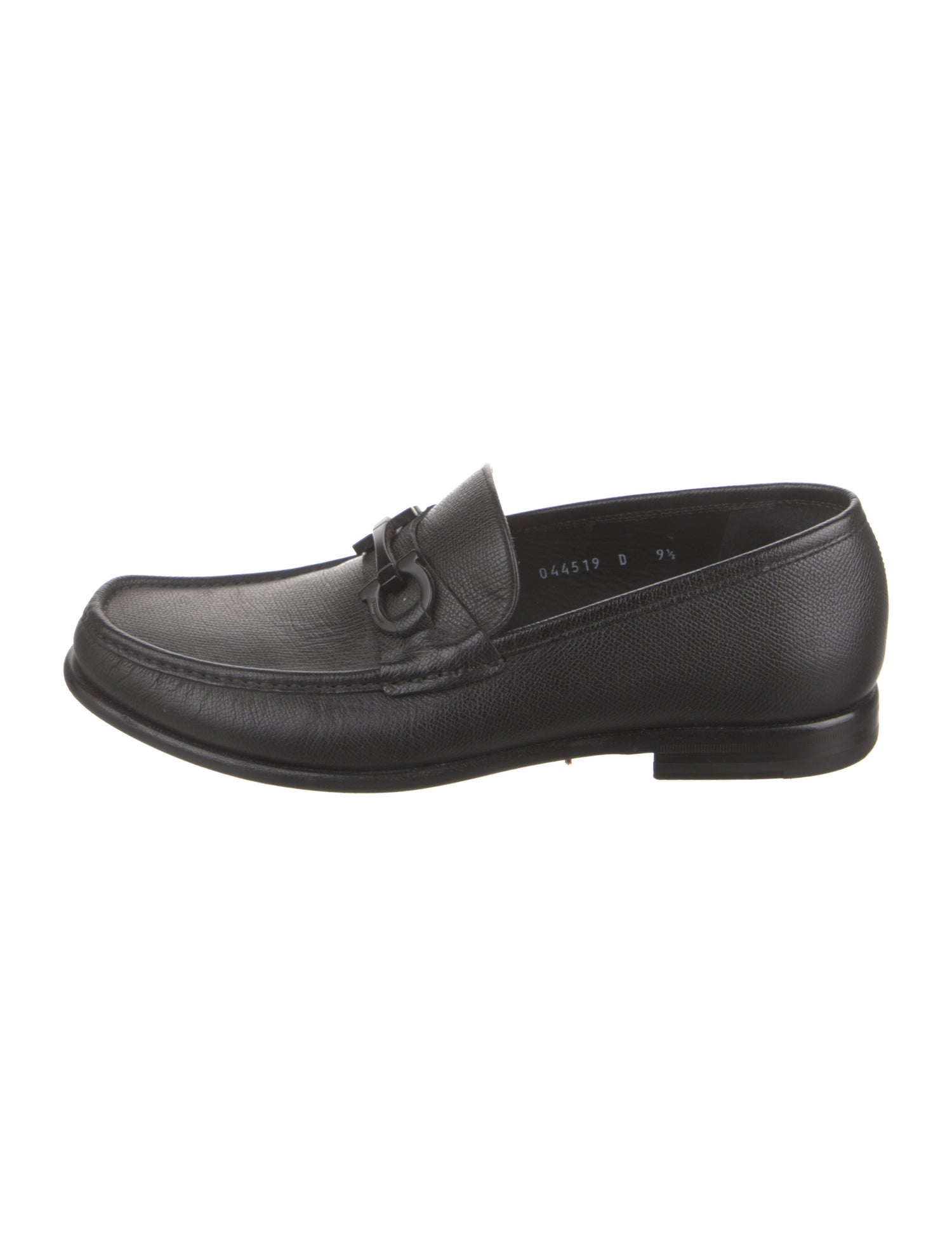 Ferragamo Horsebit Accent Leather Dress Loafers