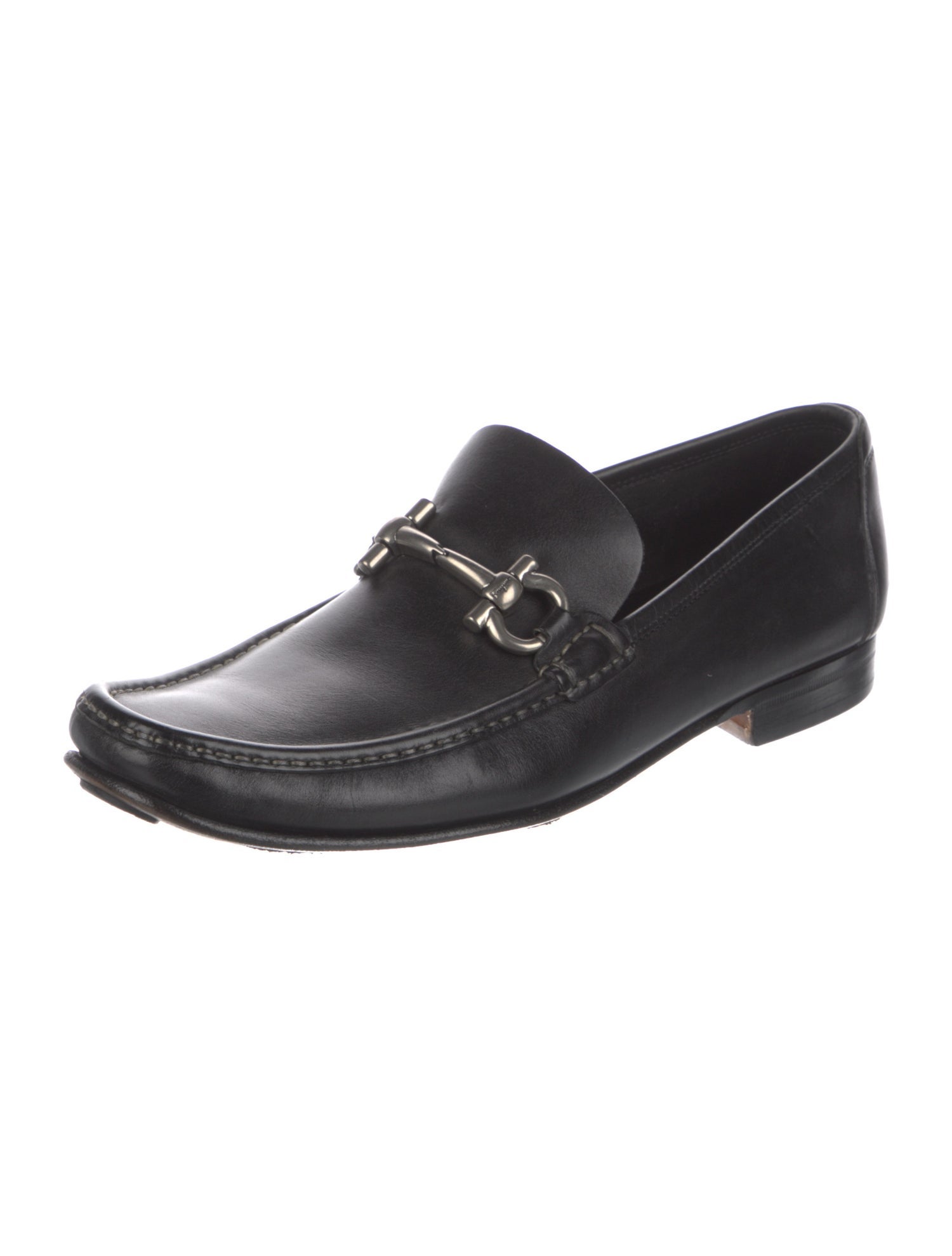 Salvatore Ferragamo Leather Dress Loafers