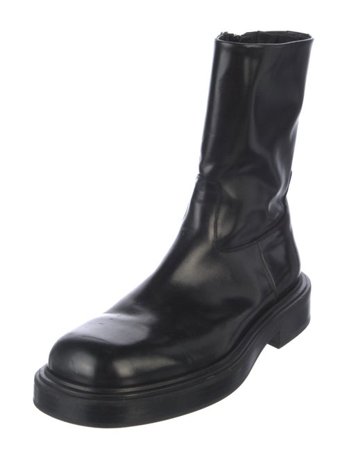 Ferragamo Leather Western Boots