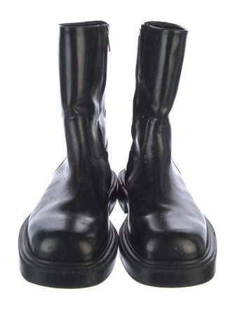 Ferragamo Leather Western Boots