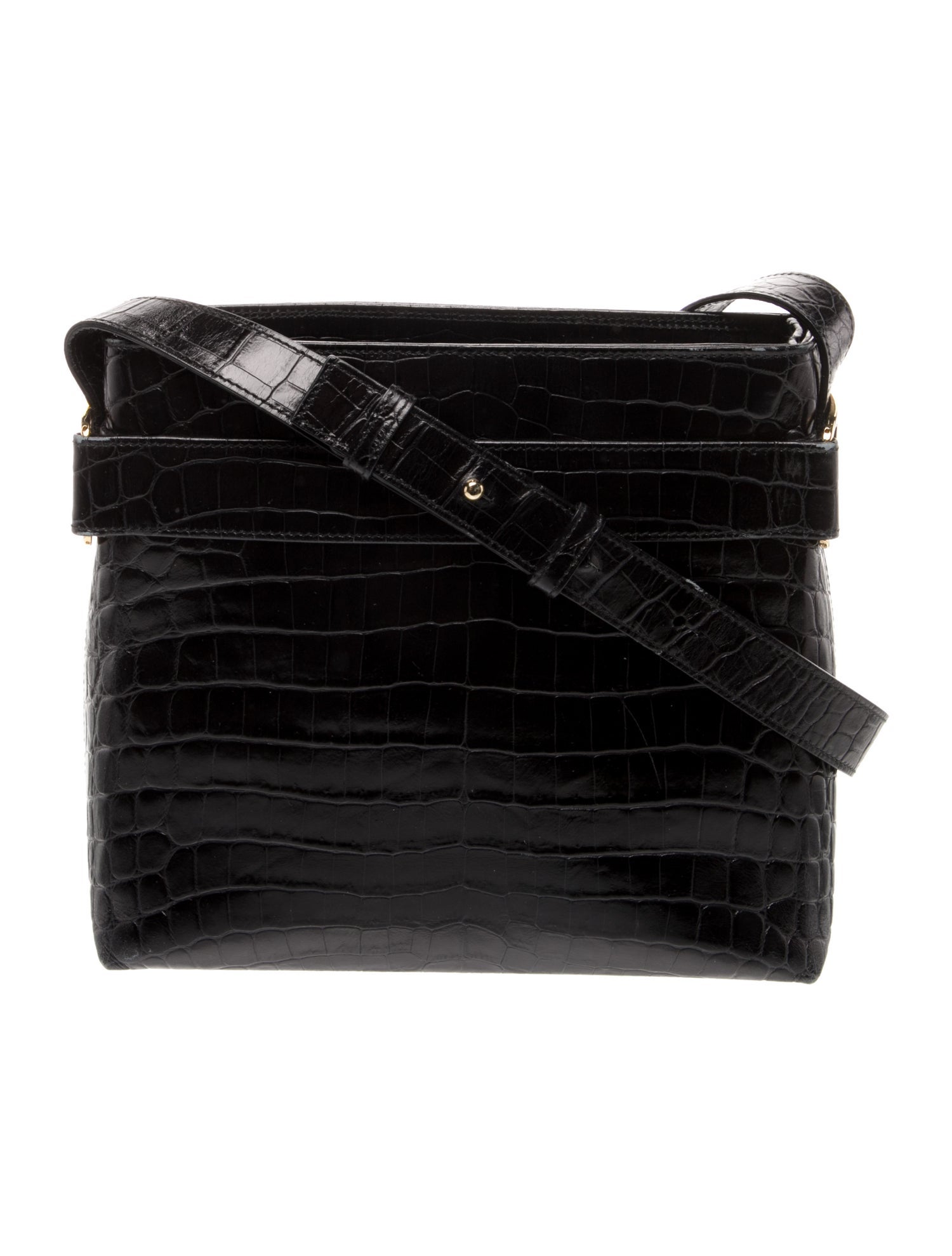 Salvatore Ferragamo Crocodile Shoulder Bag