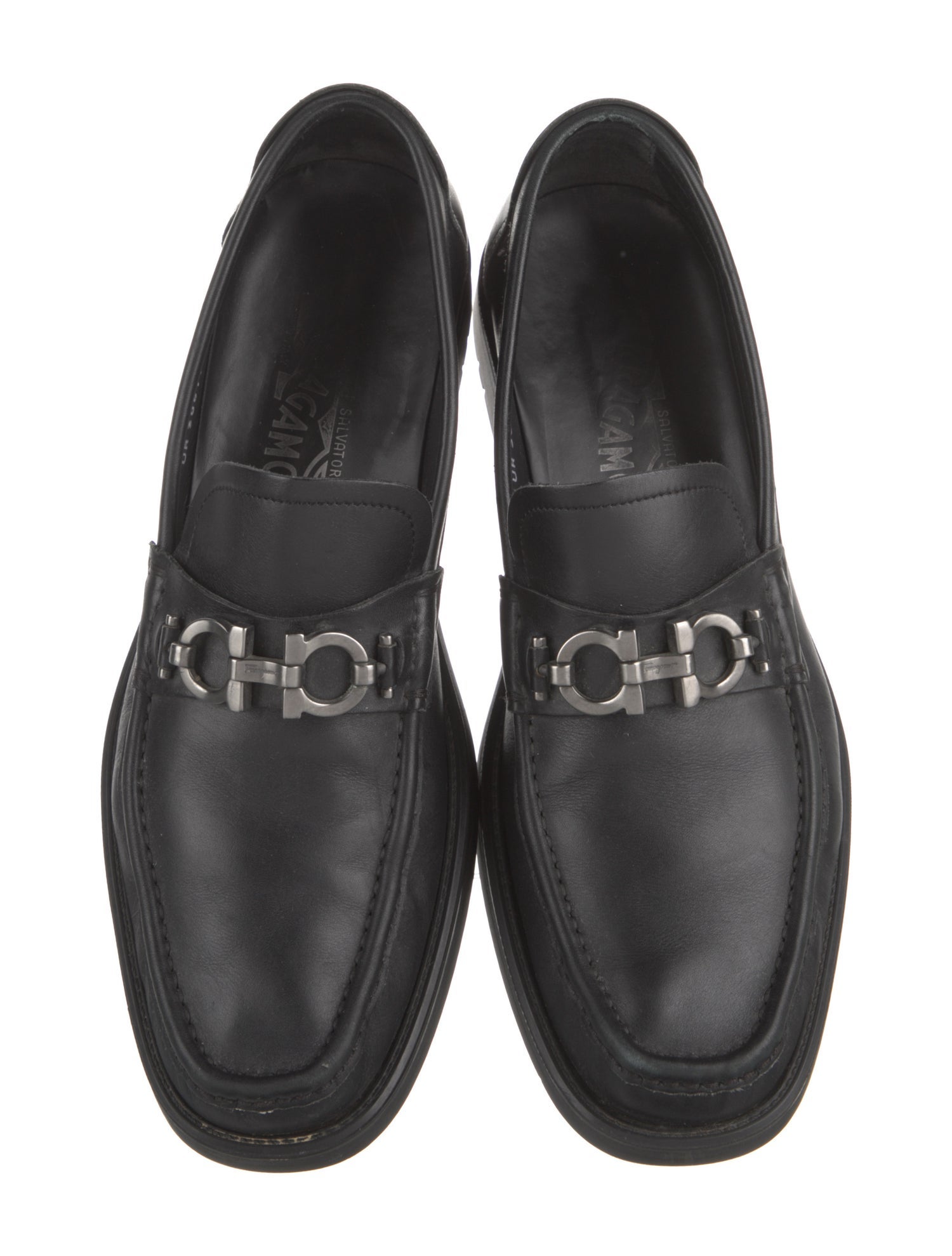 Salvatore Ferragamo Leather Dress Loafers