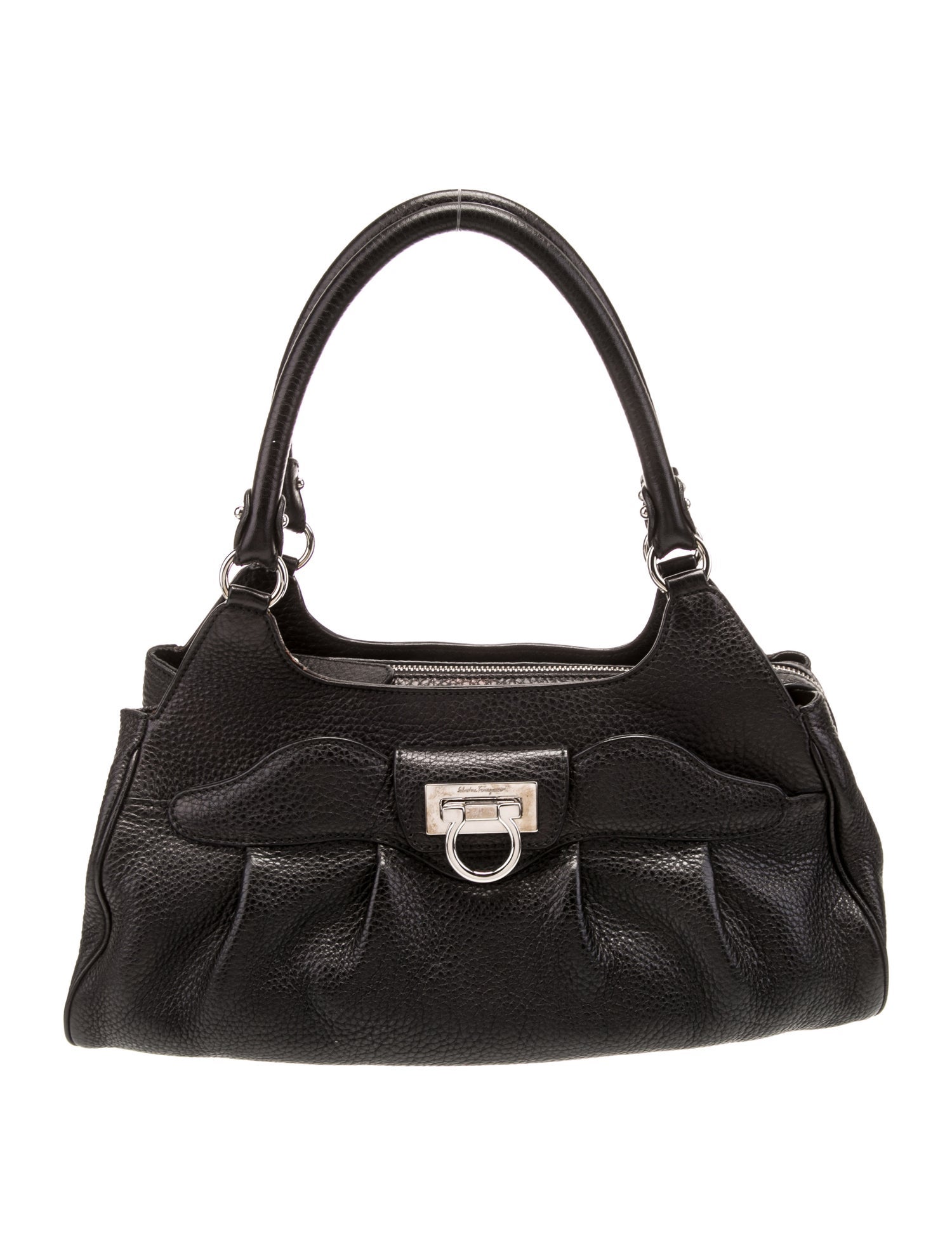 Salvatore Ferragamo Leather Top Handle Bag