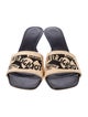 Ferragamo Leather Printed Slides