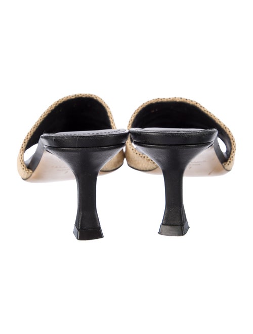 Ferragamo Leather Printed Slides