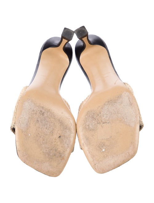 Ferragamo Leather Printed Slides