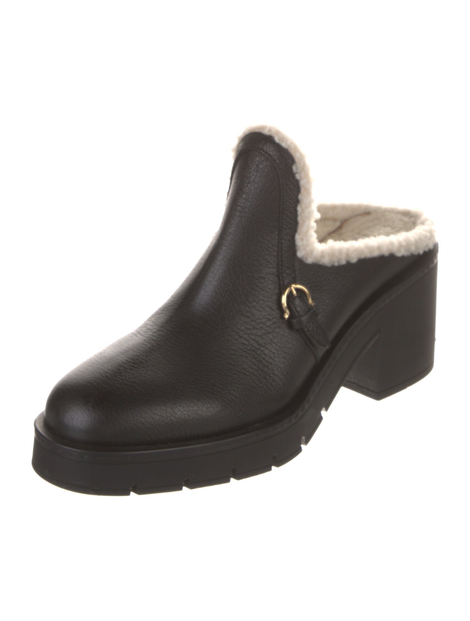 Ferragamo Leather Mules