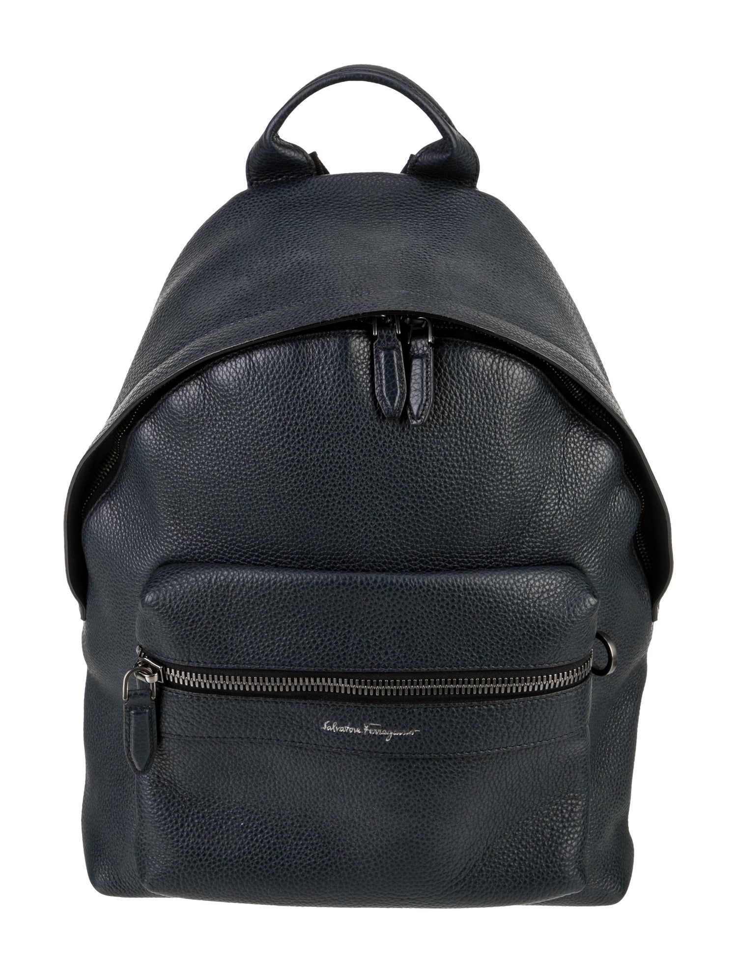 Ferragamo Leather Backpack Medium