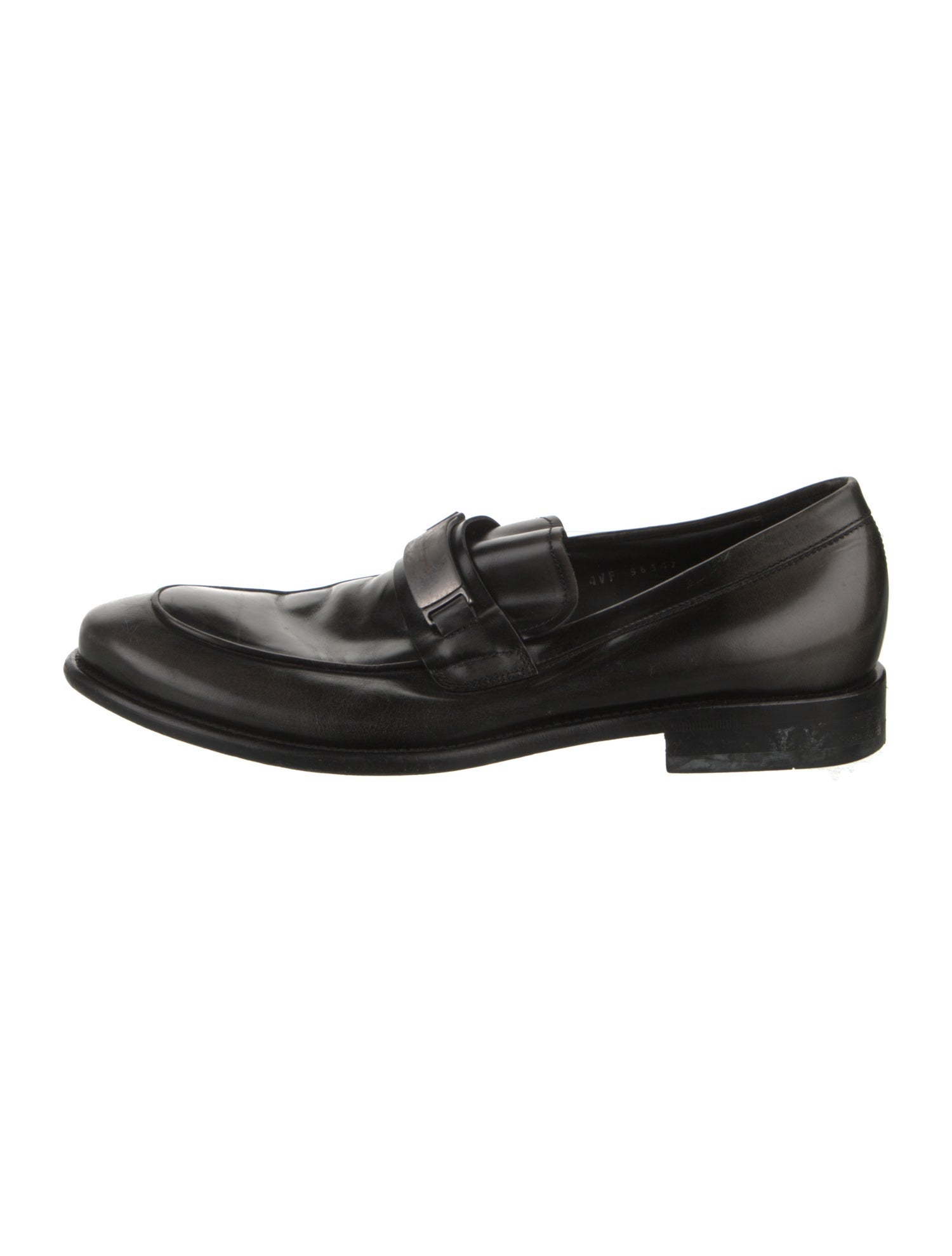 Ferragamo Leather Monk Straps