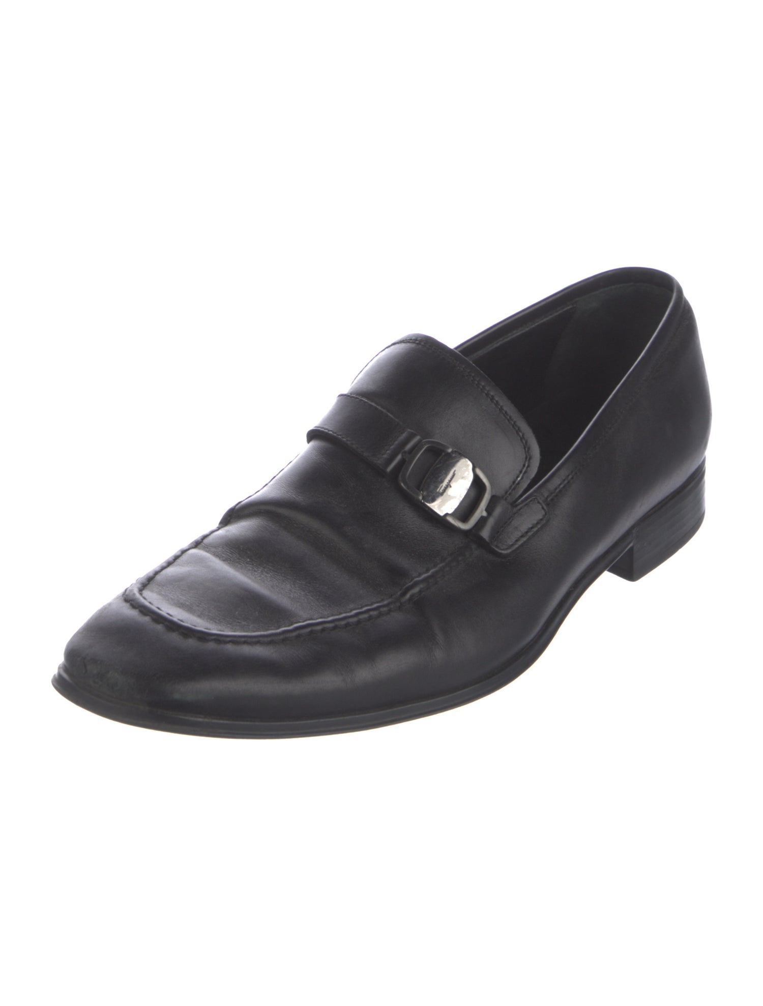 Ferragamo Leather Dress Loafers