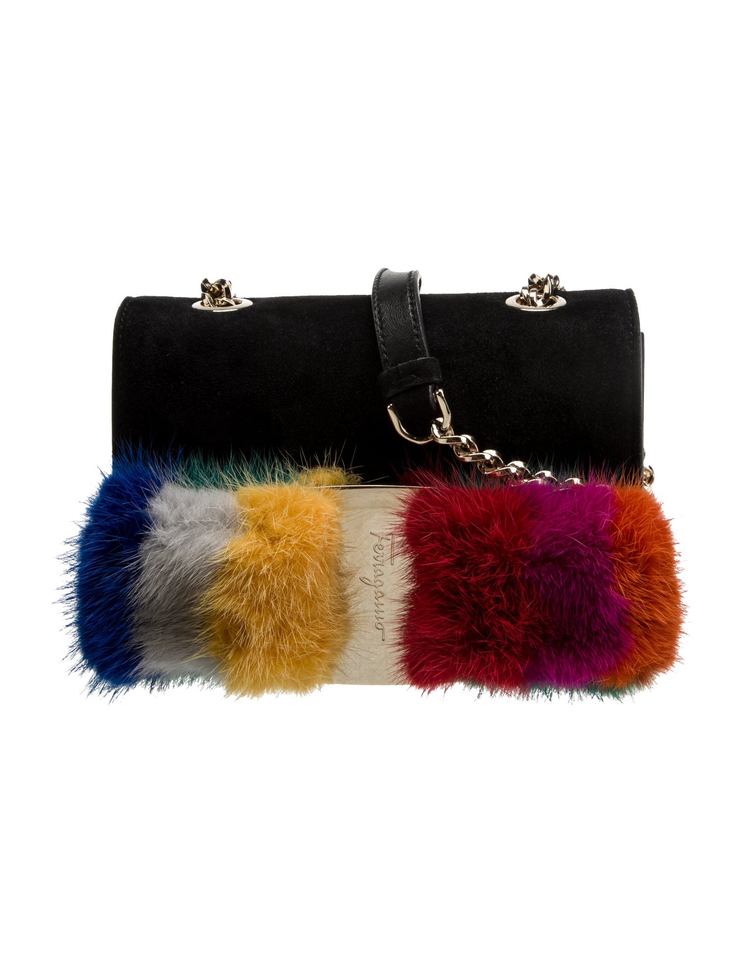 Salvatore Ferragamo Leather Evening Bag