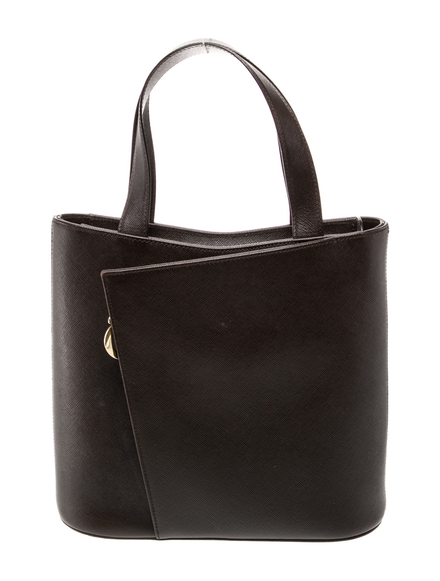 Ferragamo Saffiano Leather Top Handle Bag