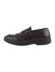 Ferragamo Gancini Logo Leather Dress Loafers