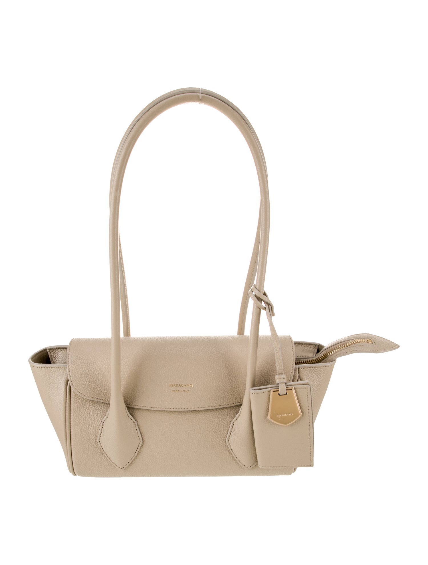 Ferragamo Leather Shoulder Bag