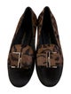 Salvatore Ferragamo Calf Hair Animal Print Loafers