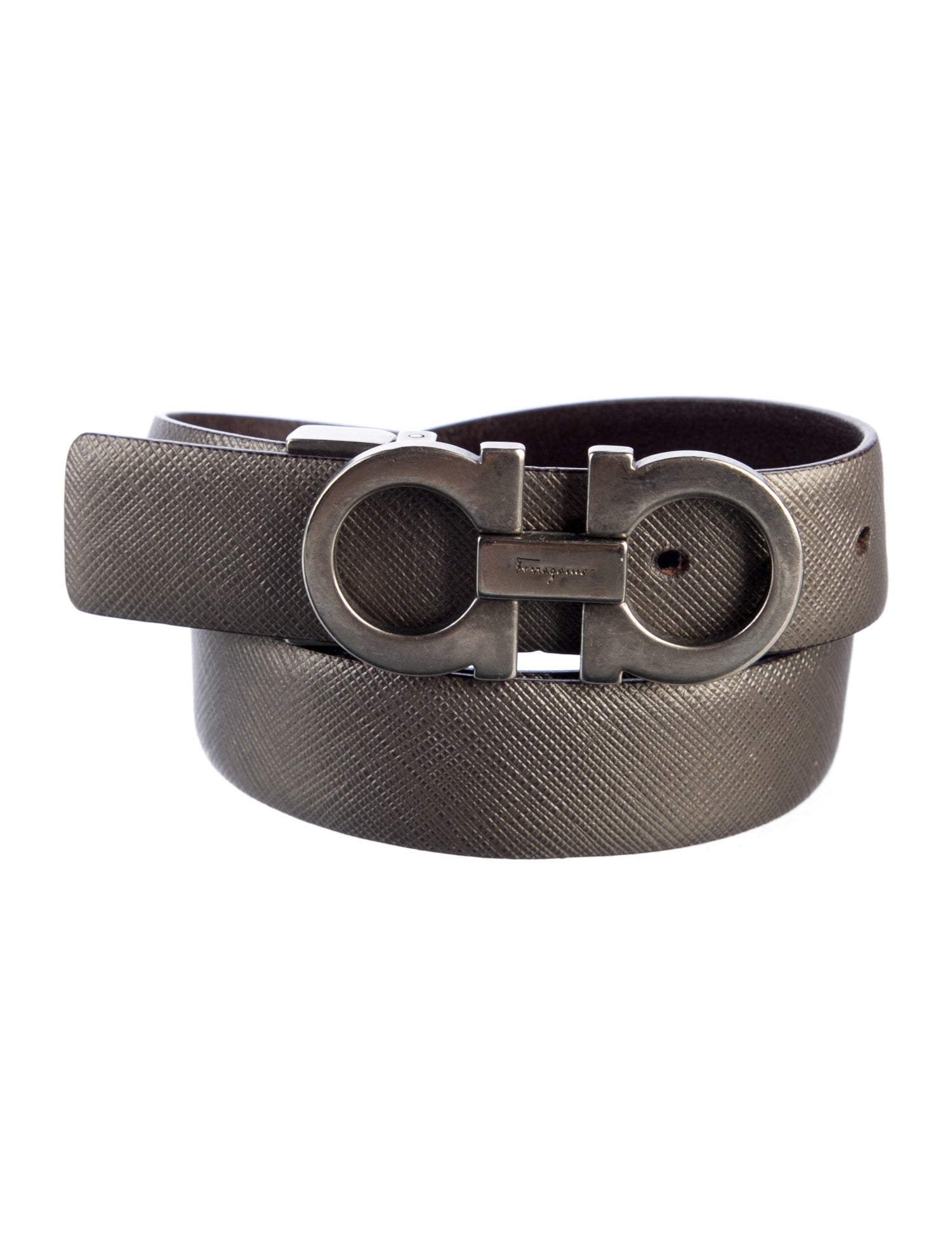 Ferragamo Skinny Leather Belt