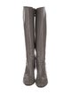 Ferragamo Leather Riding Boots