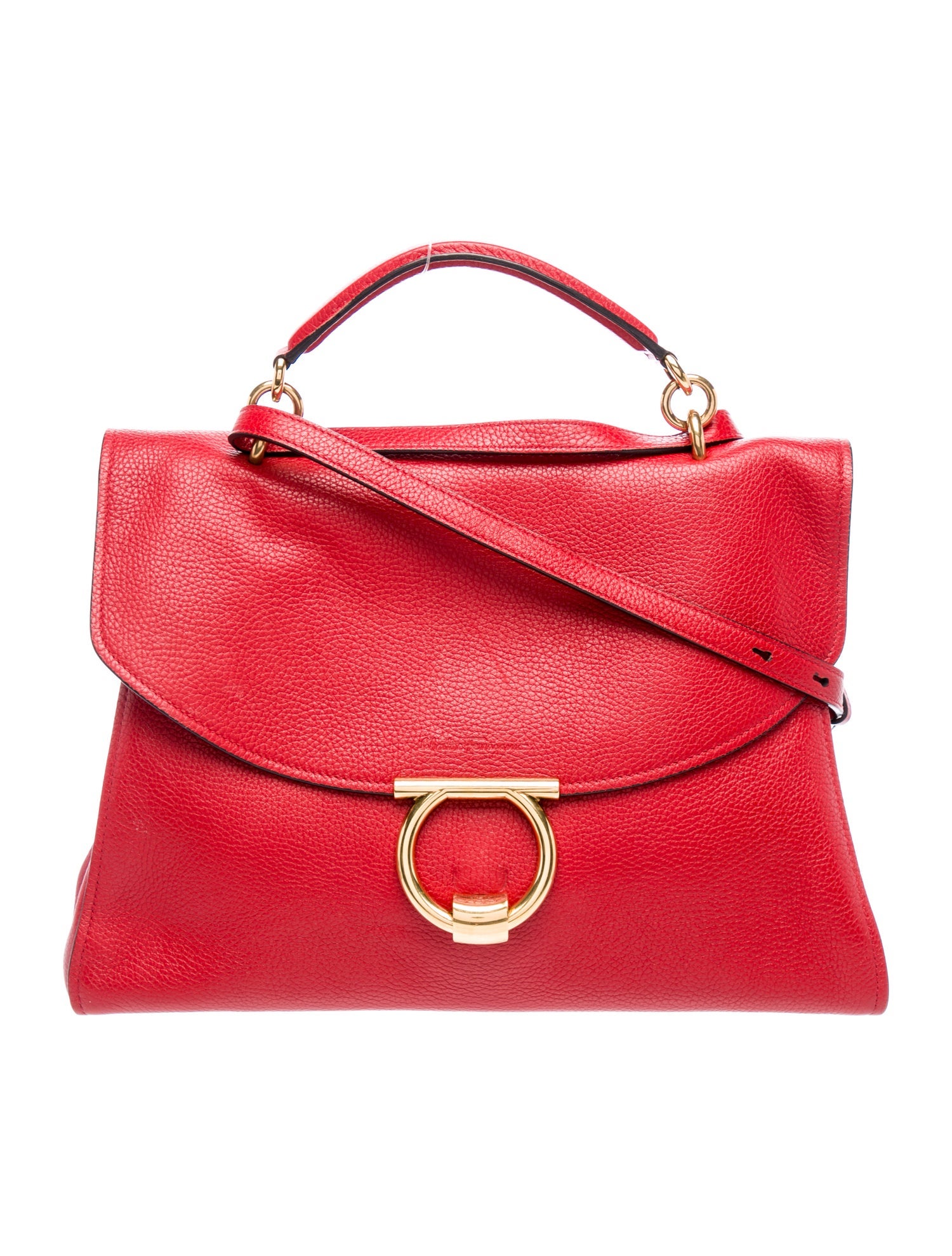 Salvatore Ferragamo Gancini Top Handle Bag