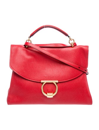 Salvatore Ferragamo Gancini Top Handle Bag