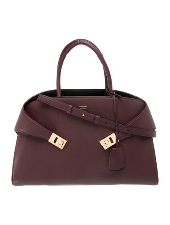Ferragamo Leather Hug Large