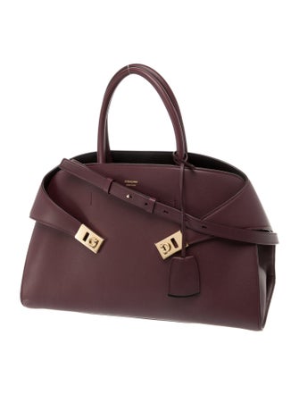 Ferragamo Leather Hug Large