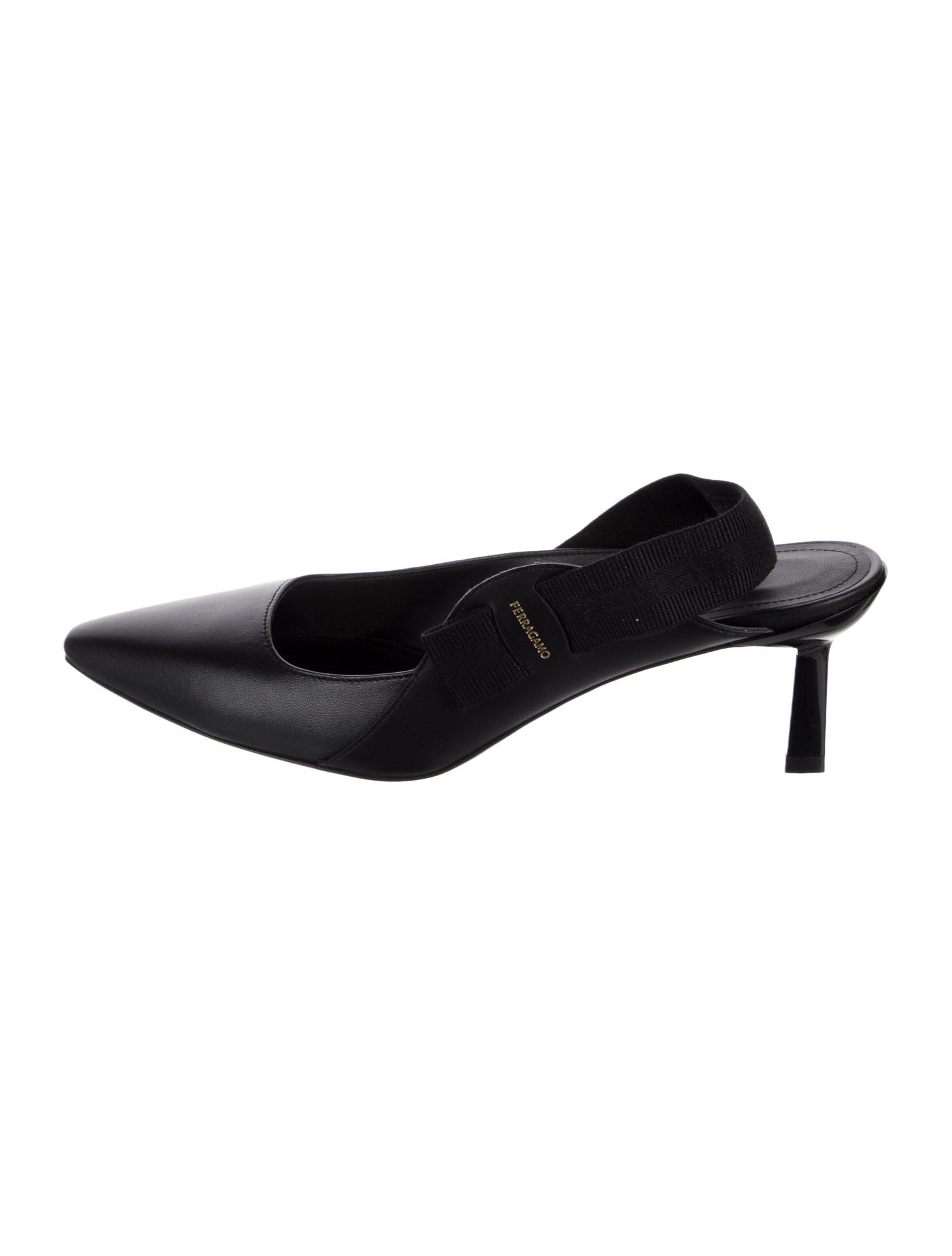Ferragamo Vara Bow Accent Leather Mules