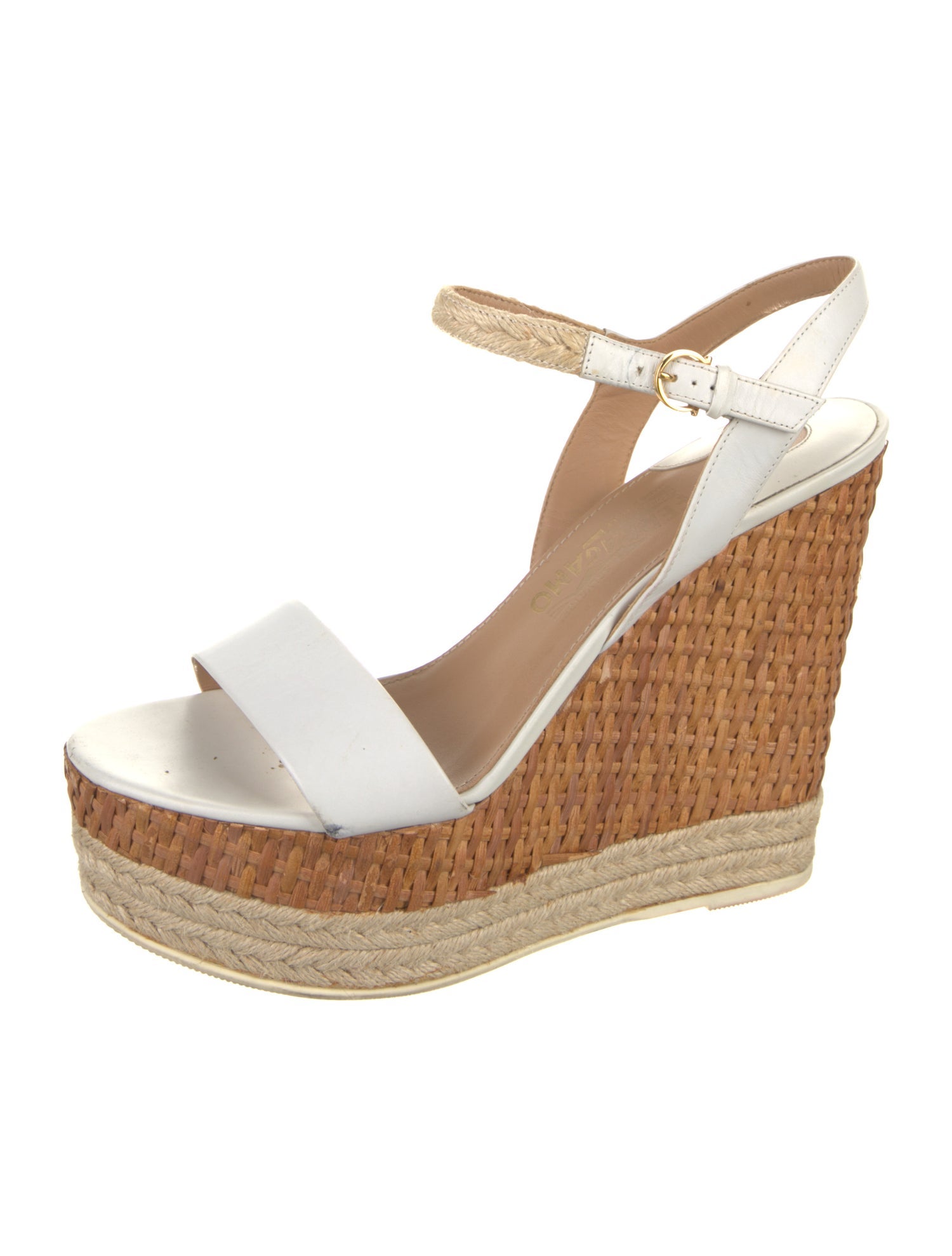 Ferragamo Leather Espadrilles