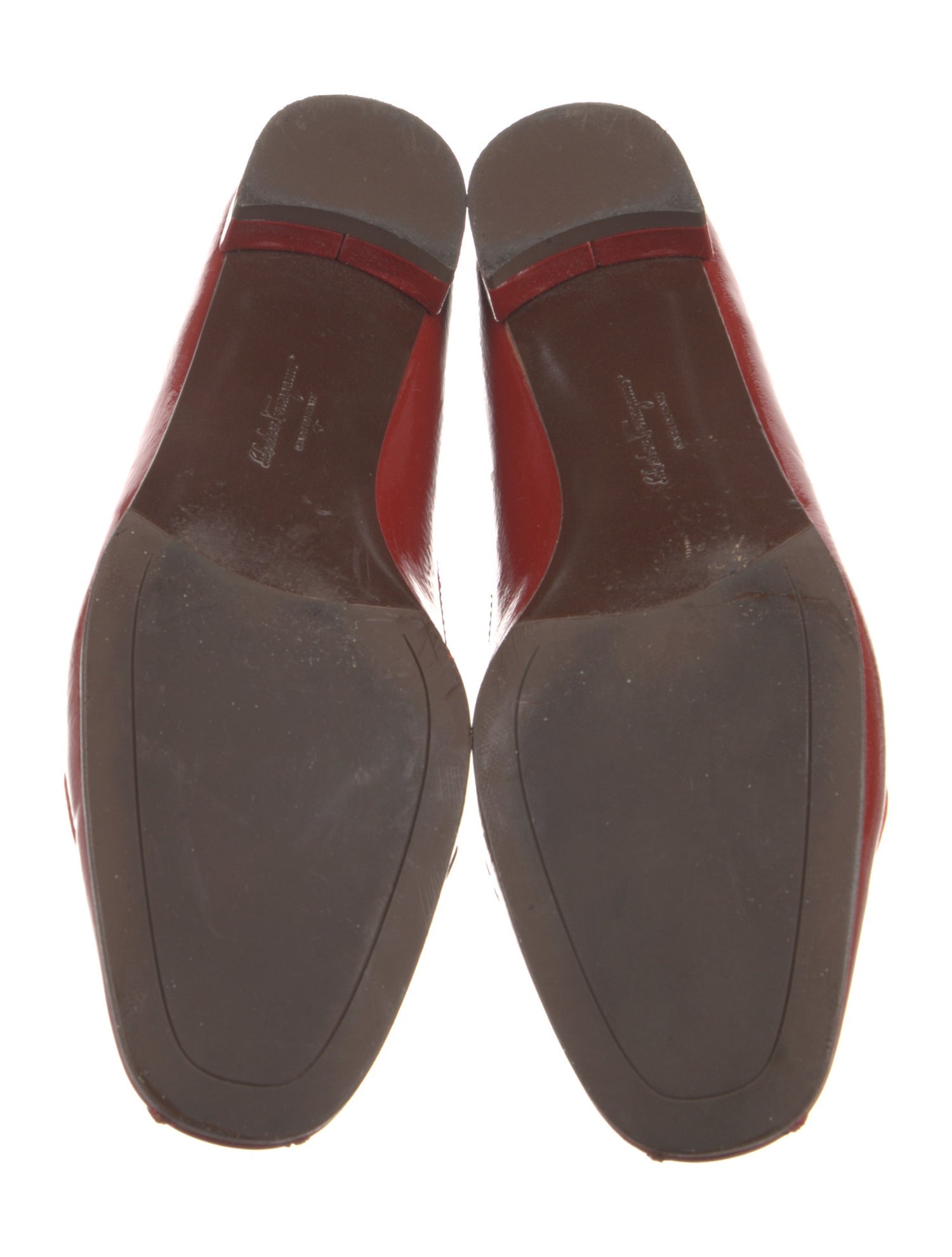 Ferragamo Patent Leather Ballet Flats