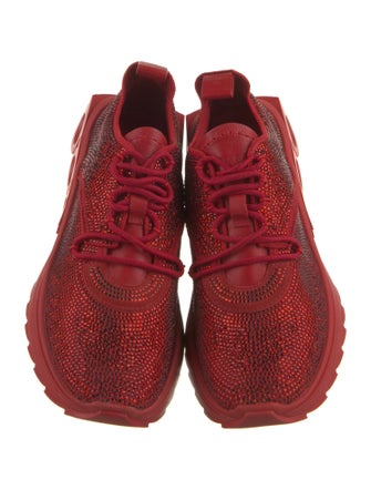 Ferragamo Crystal Embellishments Sneakers