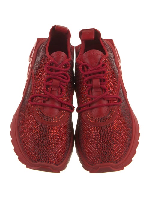 Ferragamo Crystal Embellishments Sneakers