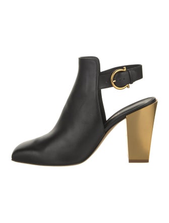 Ferragamo Leather Slingback Pumps