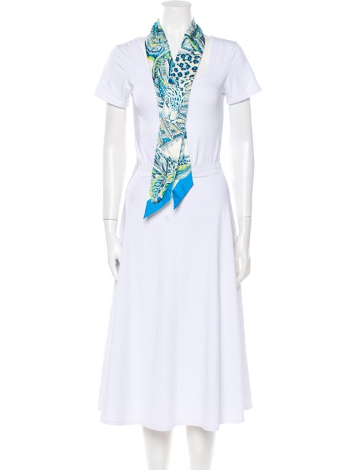 Ferragamo Silk Printed Bandeau Scarf