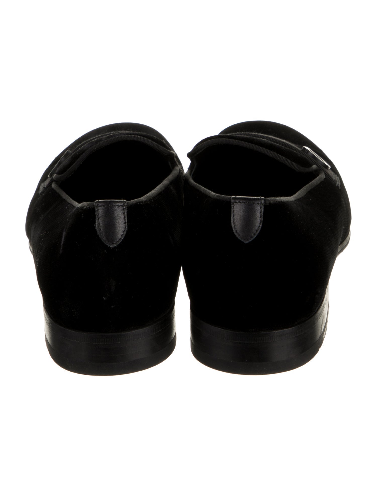 Ferragamo Horsebit Accent Velvet Dress Loafers